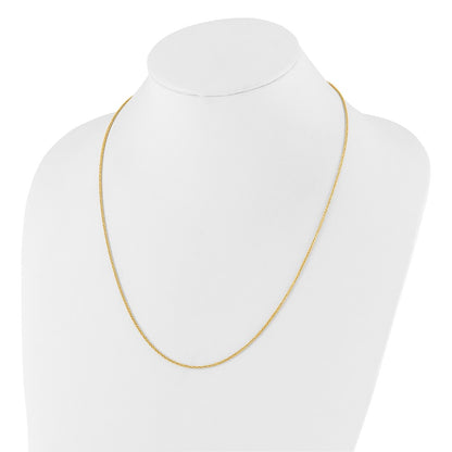 Adjustable 1.5mm Wheat Chain - Yellow Gold