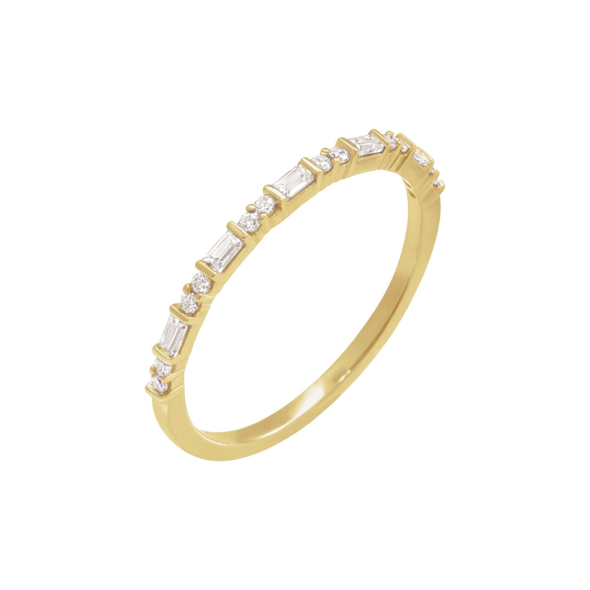 1/5 CTW Natural Diamond Stackable Ring
