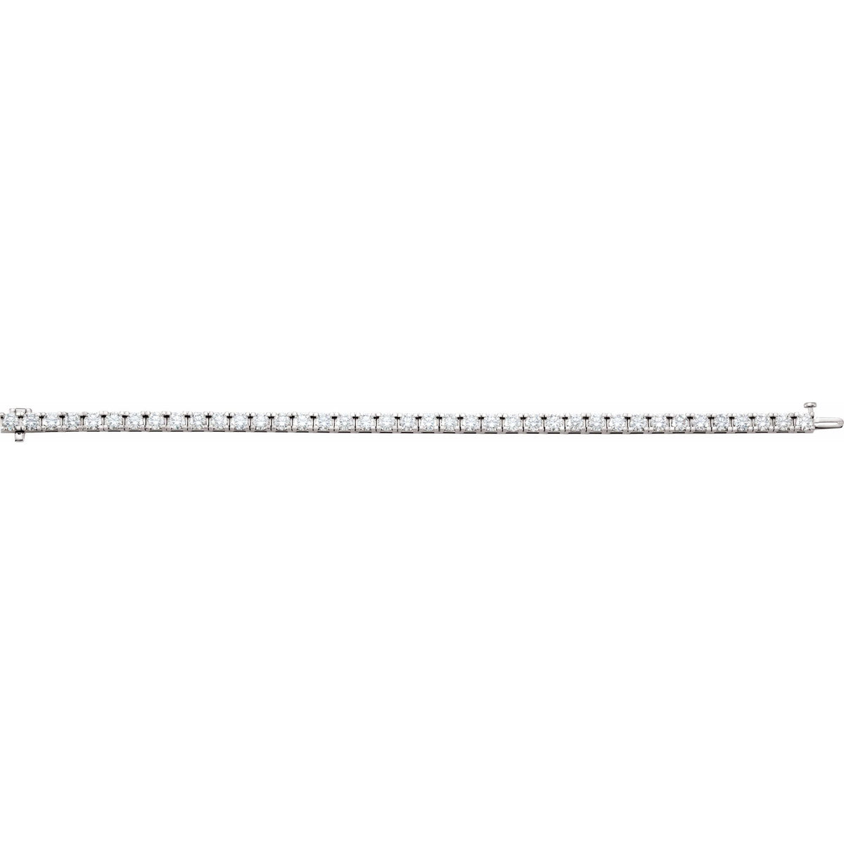 9 1/6 CTW Natural Diamond Line 7 1/4" Bracelet