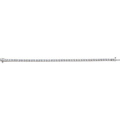 7 CTW Natural Diamond Line 7 1/4" Bracelet