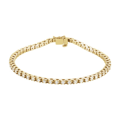 2 1/8 CTW Natural Diamond Line 7" Bracelet