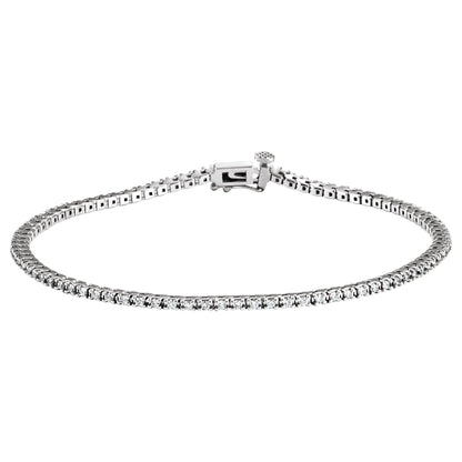 7/8 CTW Natural Diamond Line 7 1/4" Bracelet