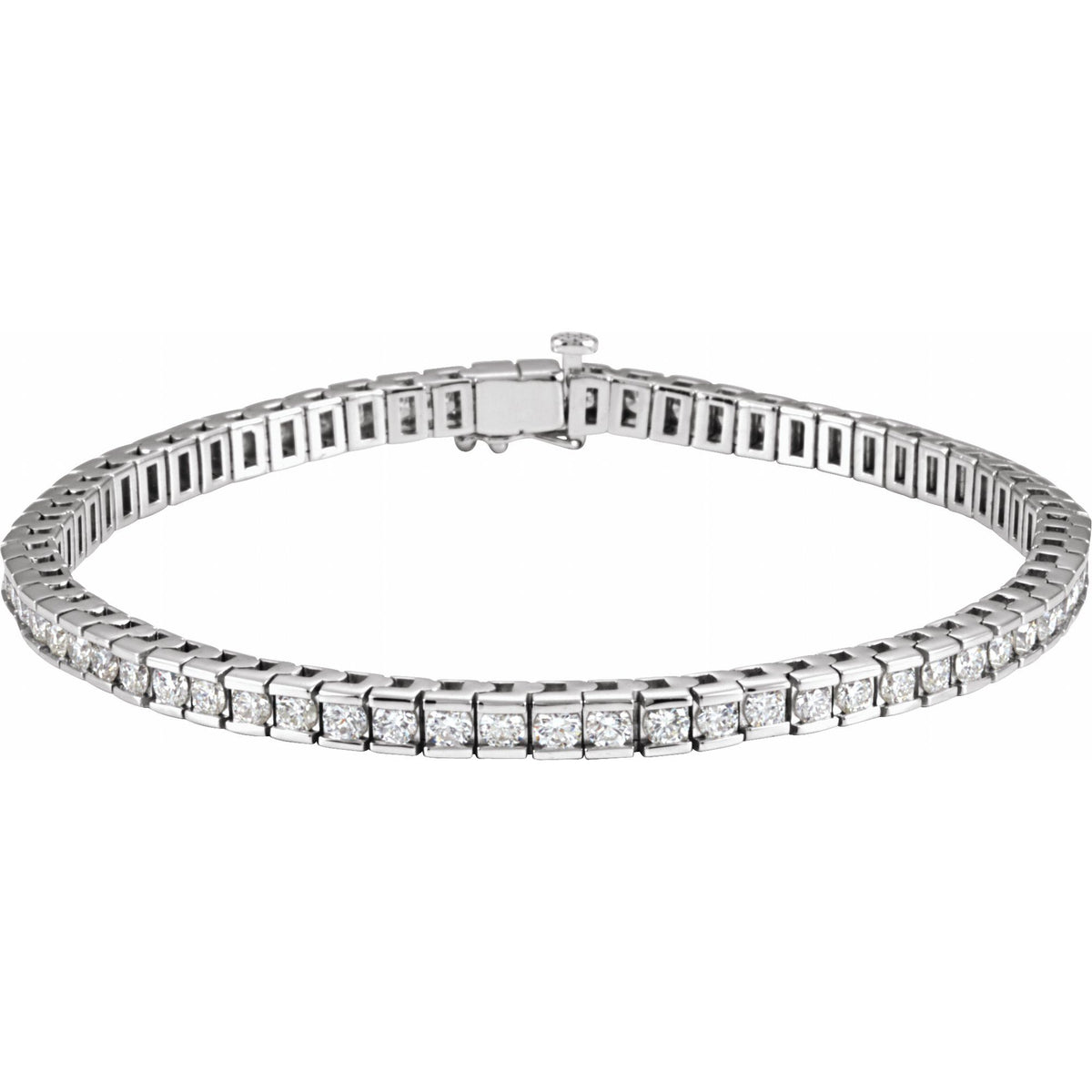 4 CTW Natural Diamond Line 7 1/4" Bracelet