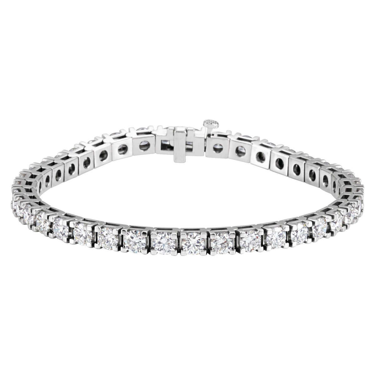10 1/2 CTW Natural Diamond Line 7 1/4" Bracelet