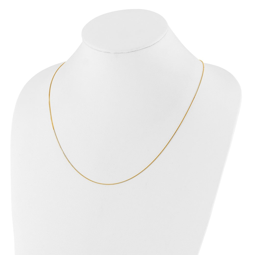 Adjustable .7mm Baby Box Chain 22"