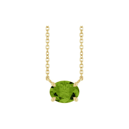 Natural Peridot 18" Necklace 2