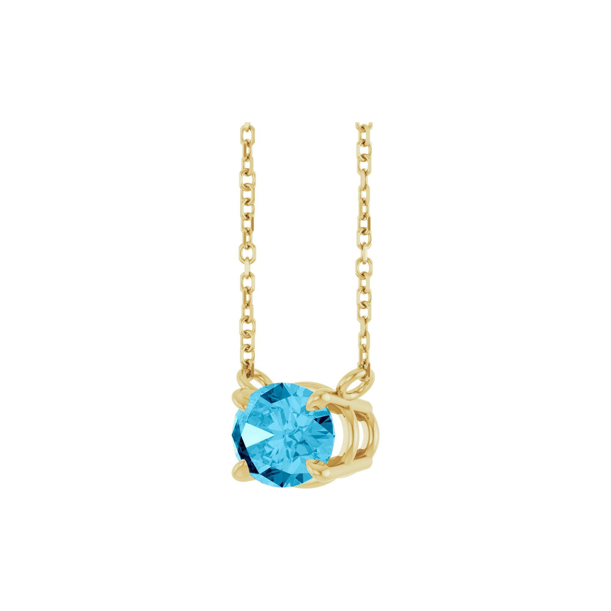 Natural Aquamarine 18" Necklace 2