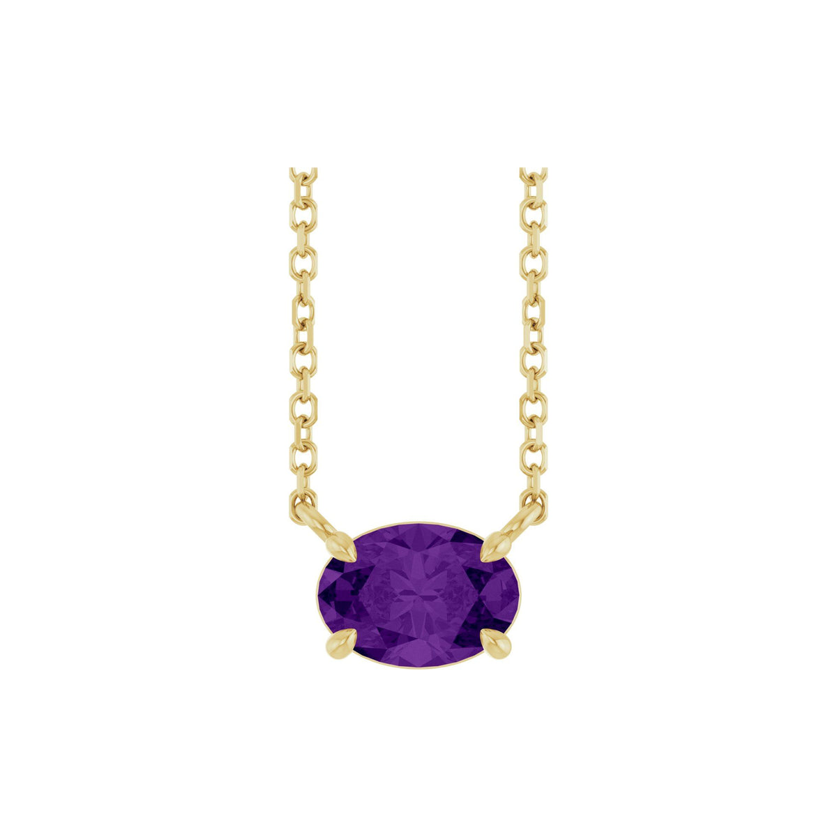 Natural Amethyst 18" Necklace 2