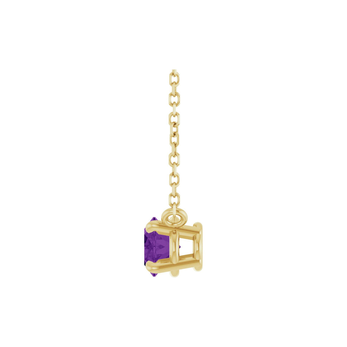 Natural Amethyst 18" Necklace 2