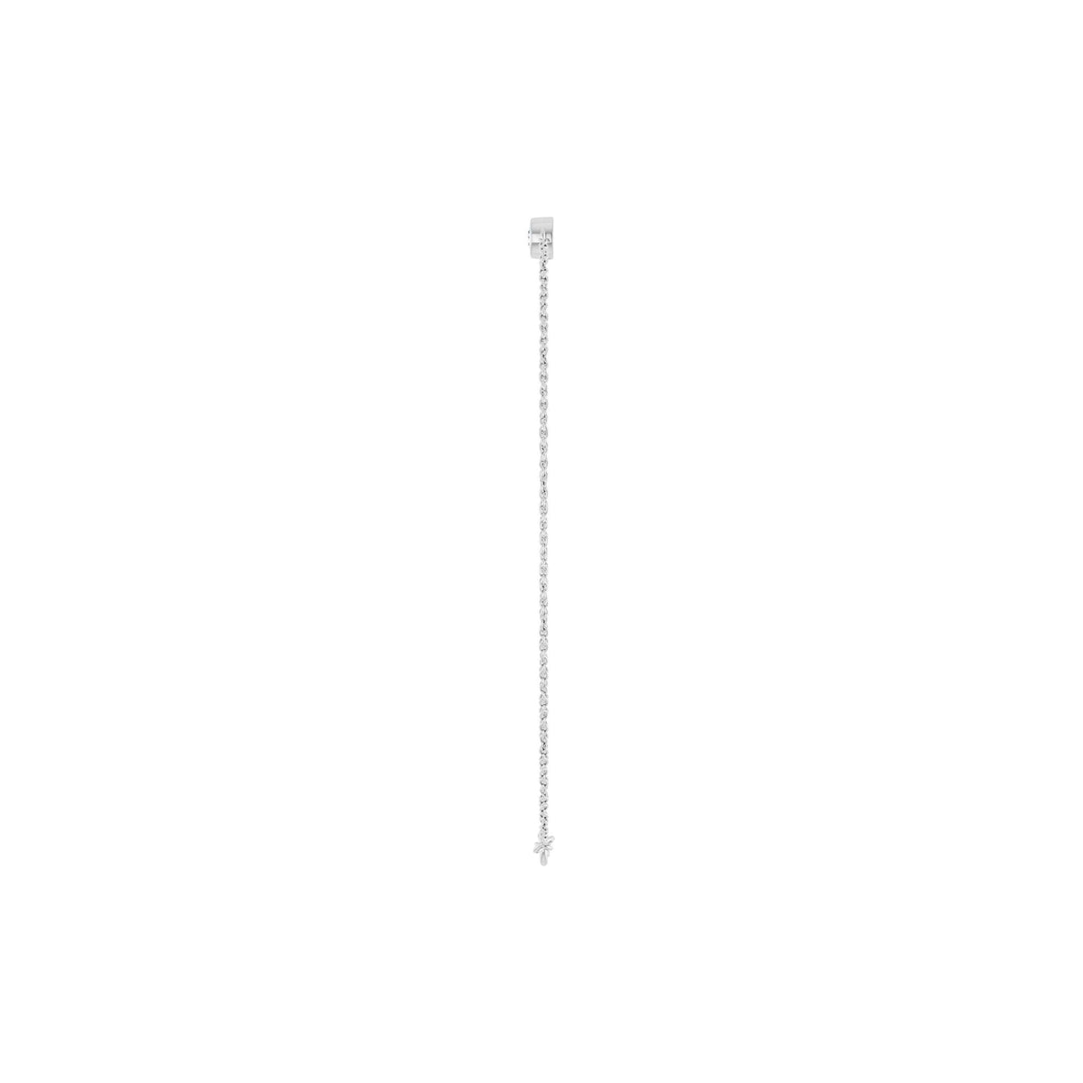 1/4 CTW Natural Diamond Three-Stone Line 7" Bracelet