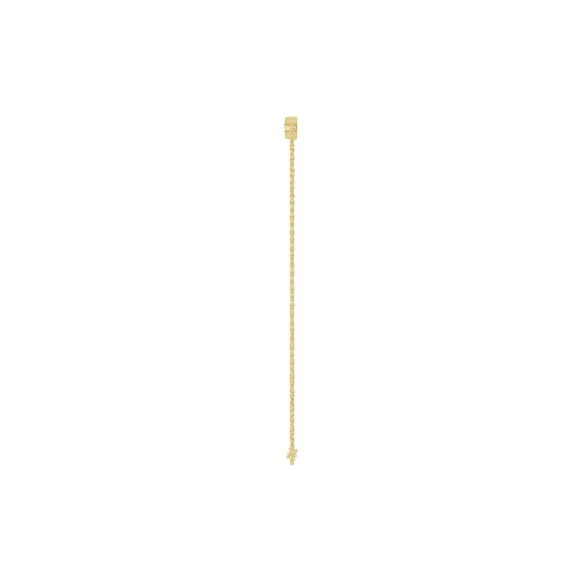 1/4 CTW Natural Diamond Three-Stone Line 7" Bracelet