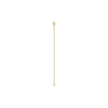 1/4 CTW Natural Diamond Three-Stone Line 7" Bracelet