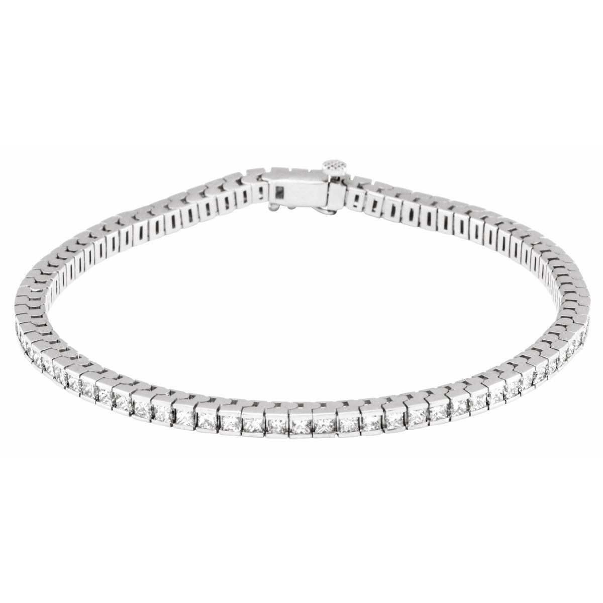 3 9/10 CTW Natural Diamond Line 7 1/4" Bracelet