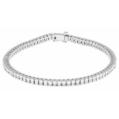 3 9/10 CTW Natural Diamond Line 7 1/4" Bracelet
