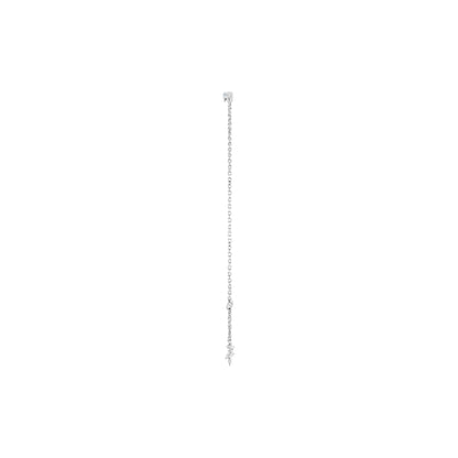 Natural Diamond Graduated Link Bracelet
