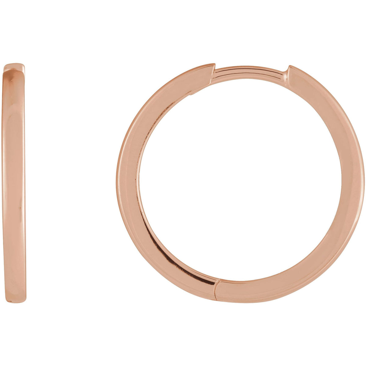 Hinged 18 mm Hoop Earrings