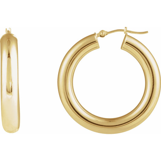 Tube Hoop Earrings 3