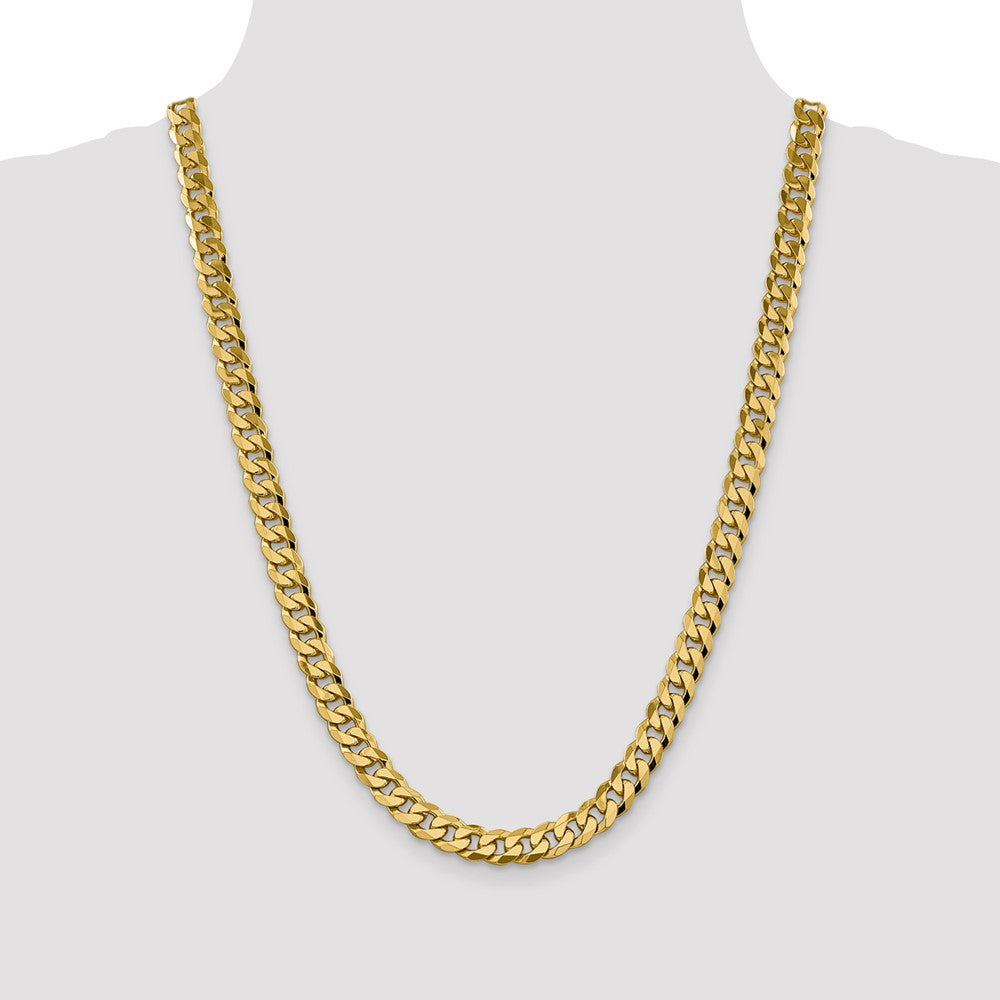8.75mm Flat Beveled Curb Chain