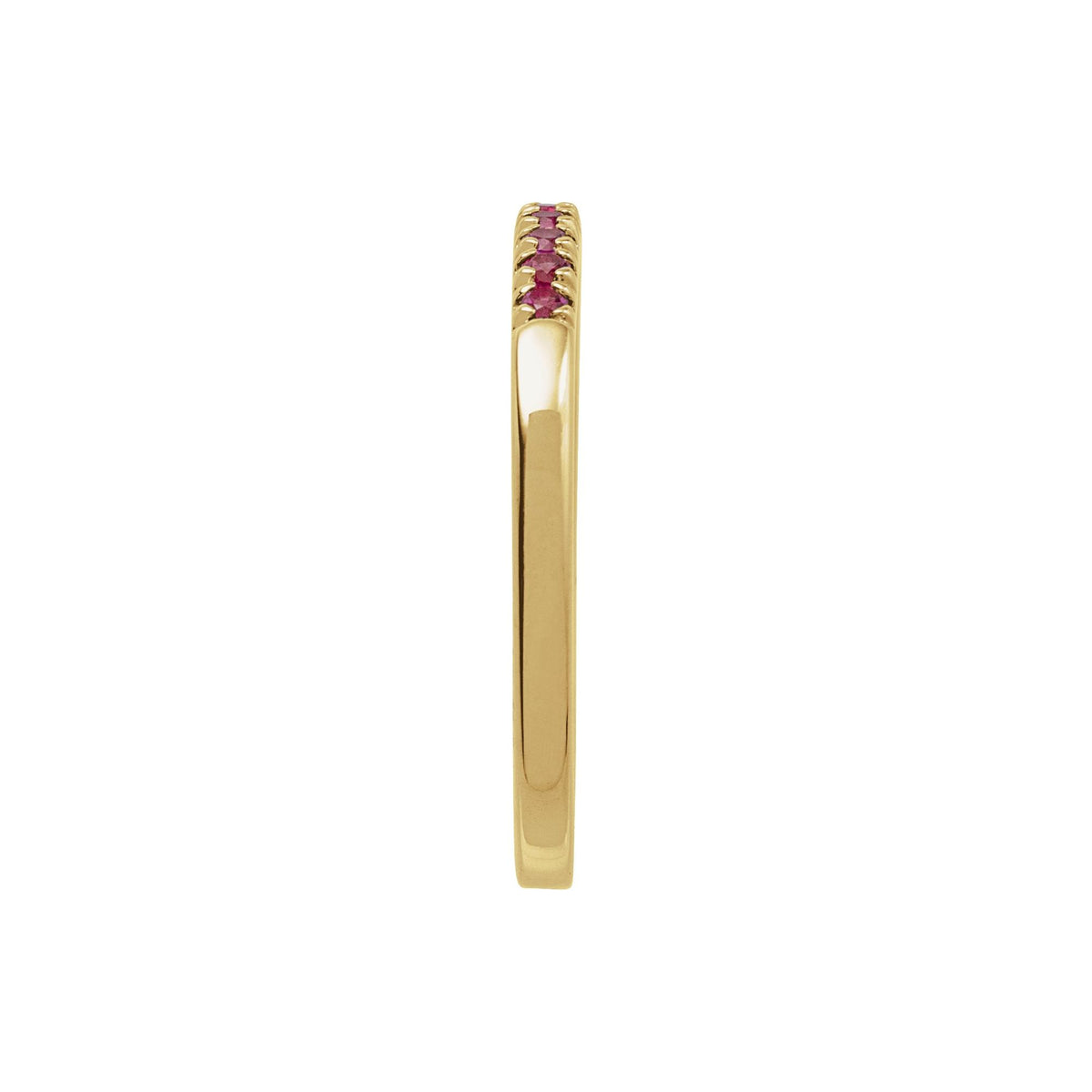 Natural Ruby Stackable Ring