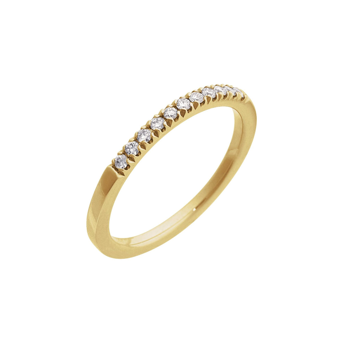 1/6 CTW Natural Diamond Stackable Ring