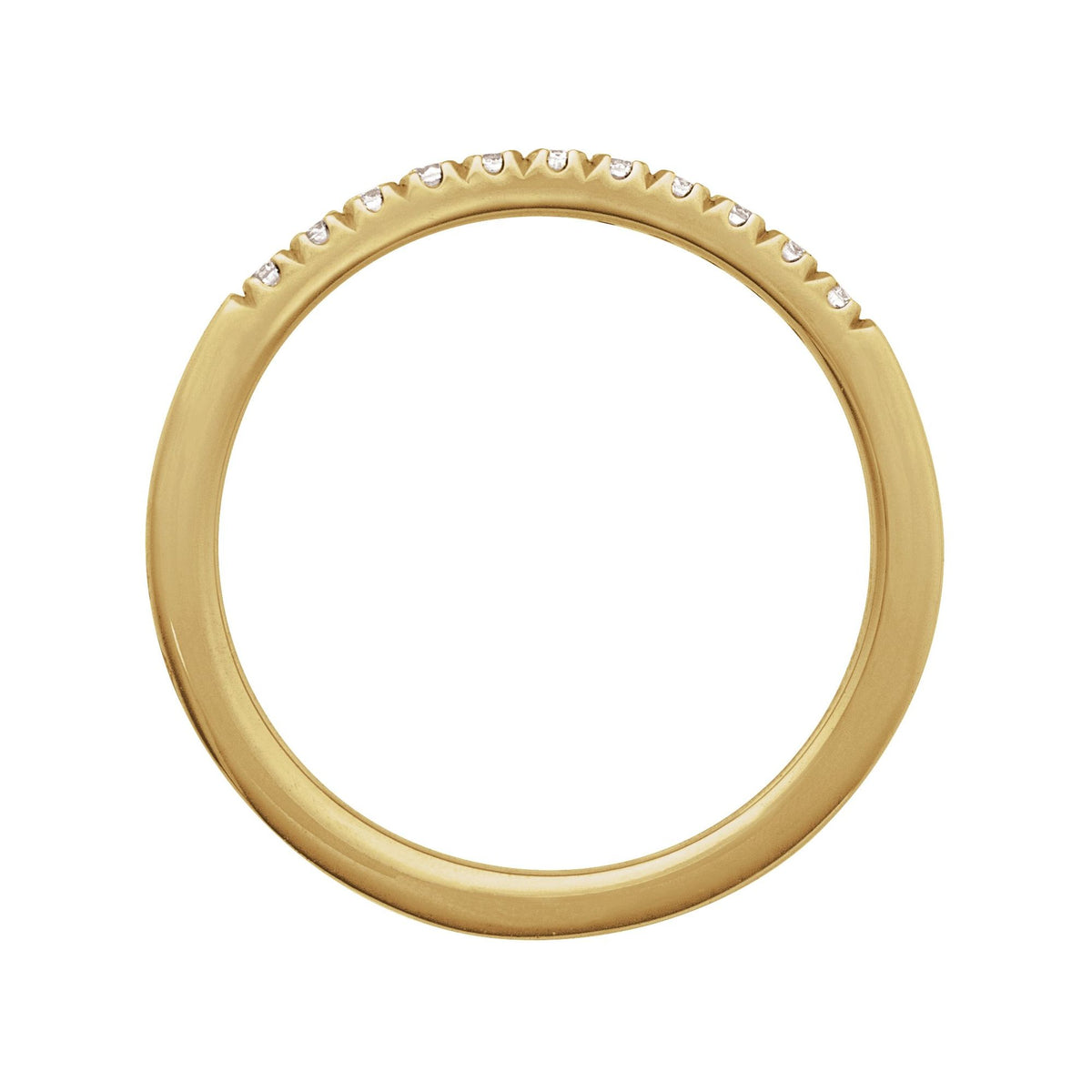 1/6 CTW Natural Diamond Stackable Ring