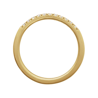 1/6 CTW Natural Diamond Stackable Ring