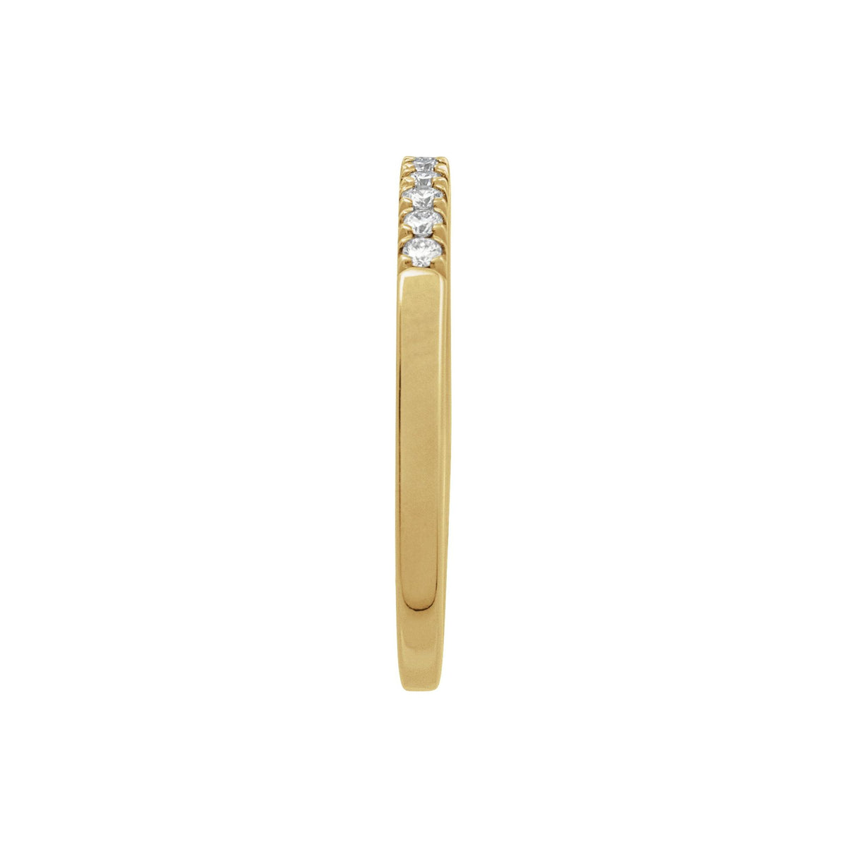 1/6 CTW Natural Diamond Stackable Ring