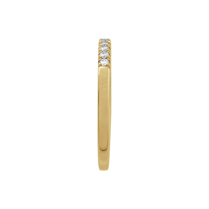 1/6 CTW Natural Diamond Stackable Ring