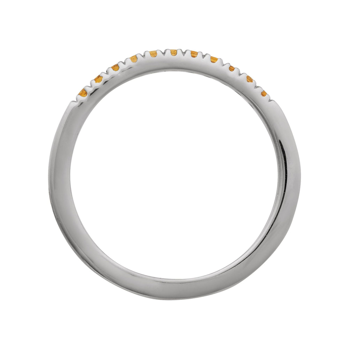 Natural Citrine Stackable Ring
