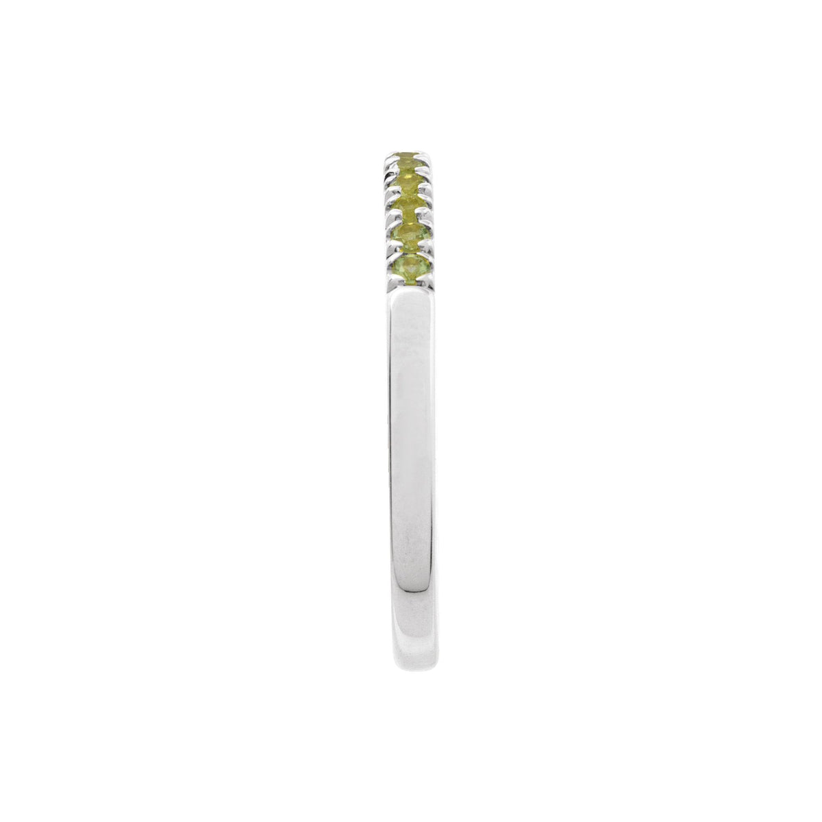 Natural Peridot Stackable Ring