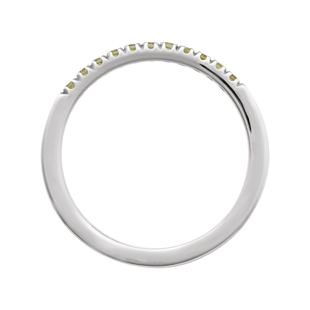 Natural Peridot Stackable Ring