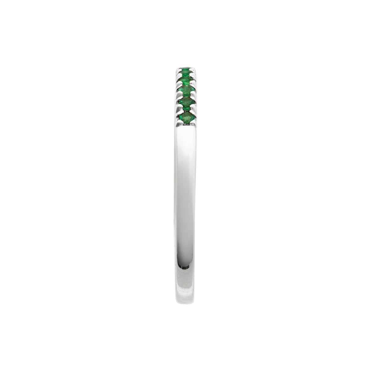 Natural Emerald Stackable Ring