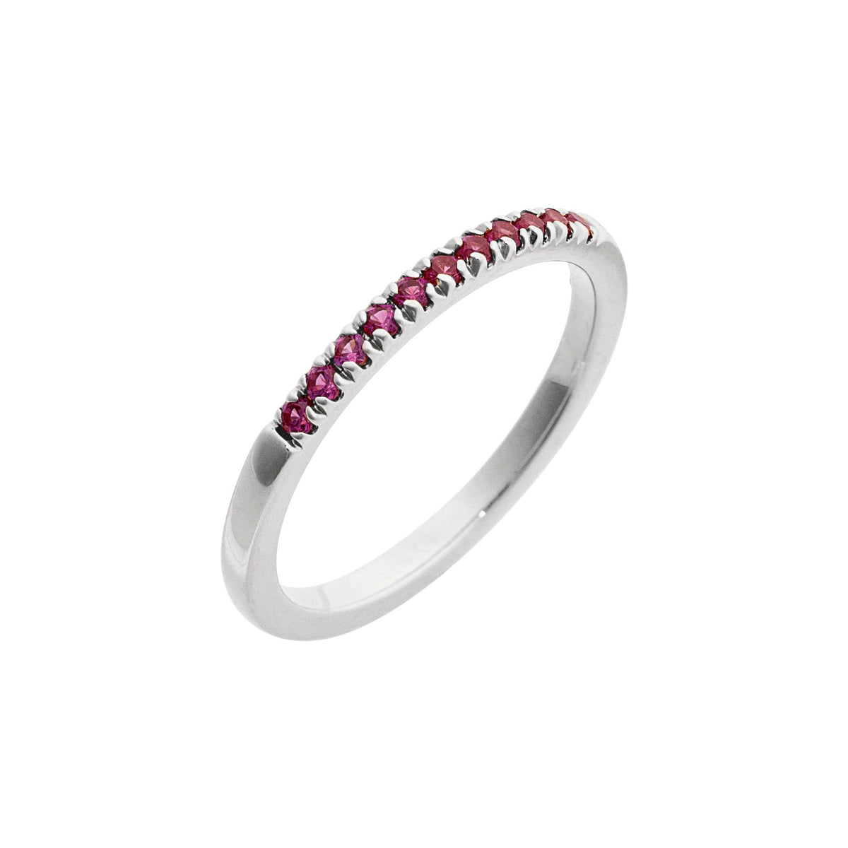 Natural Ruby Stackable Ring