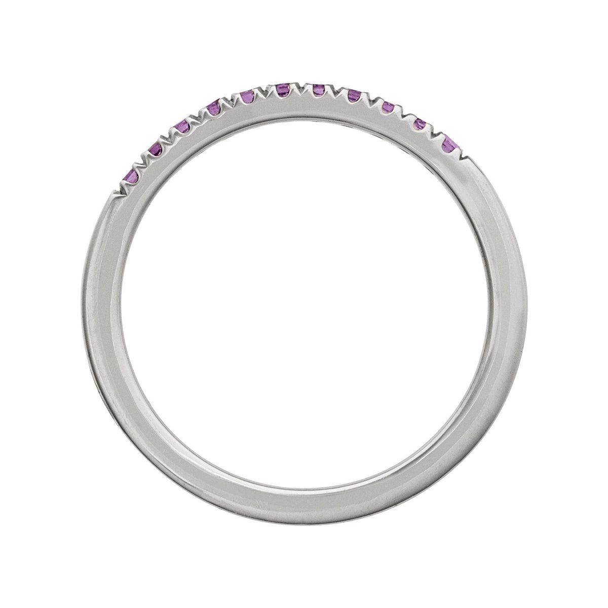 Natural Amethyst Stackable Ring
