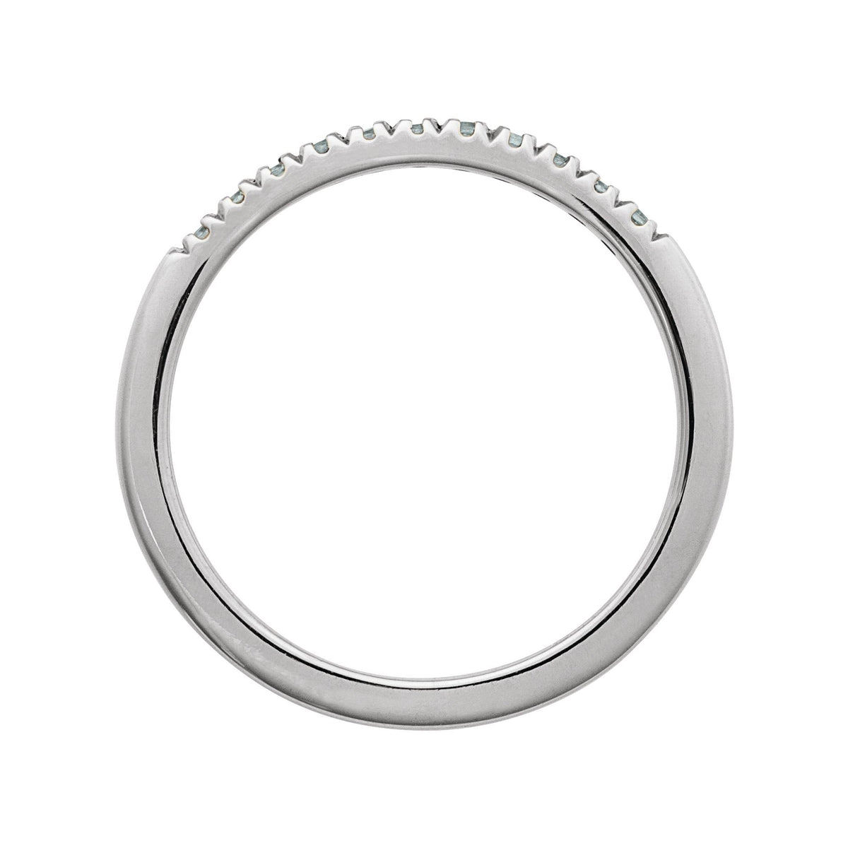 Natural Aquamarine Stackable Ring