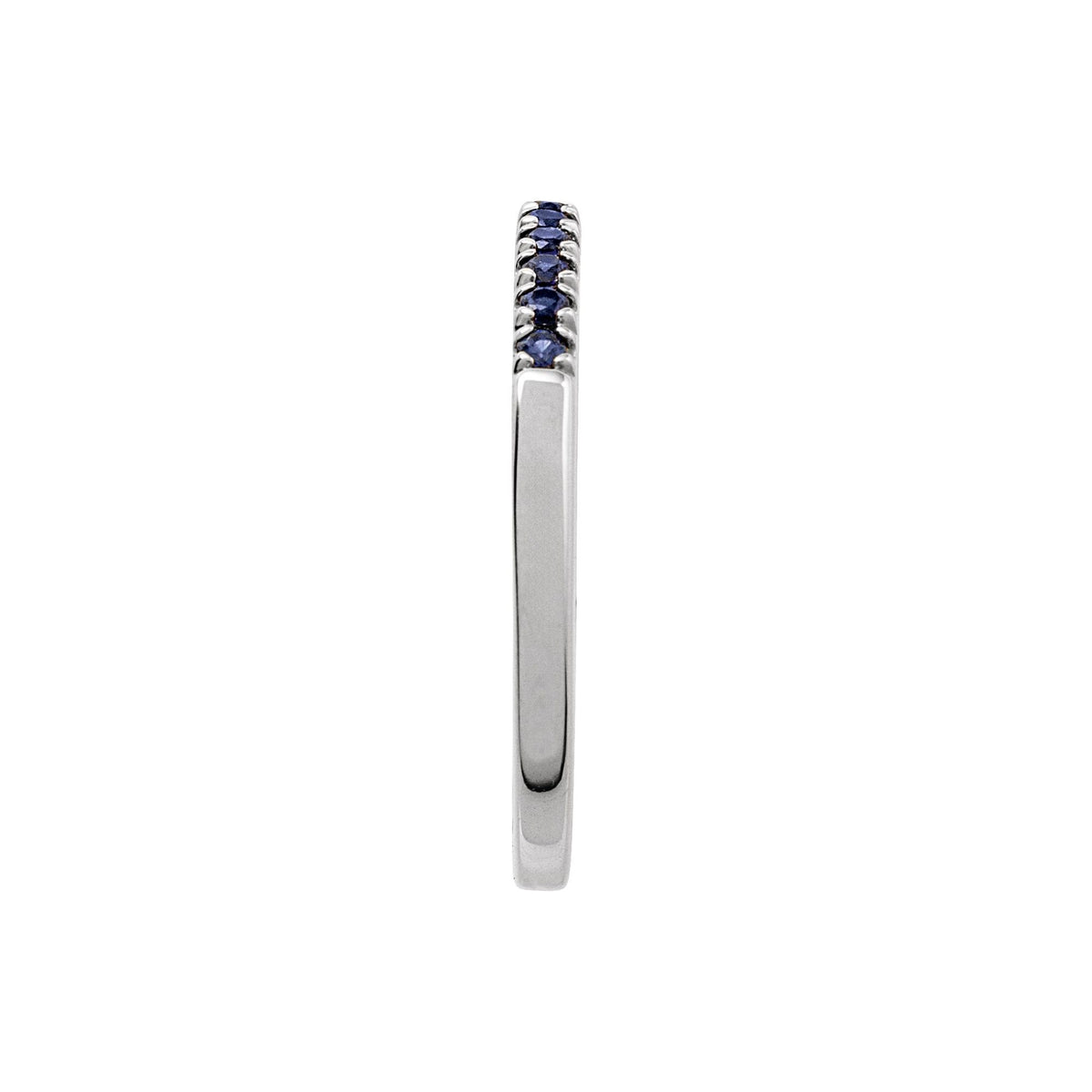 Natural Blue Sapphire Stackable Ring