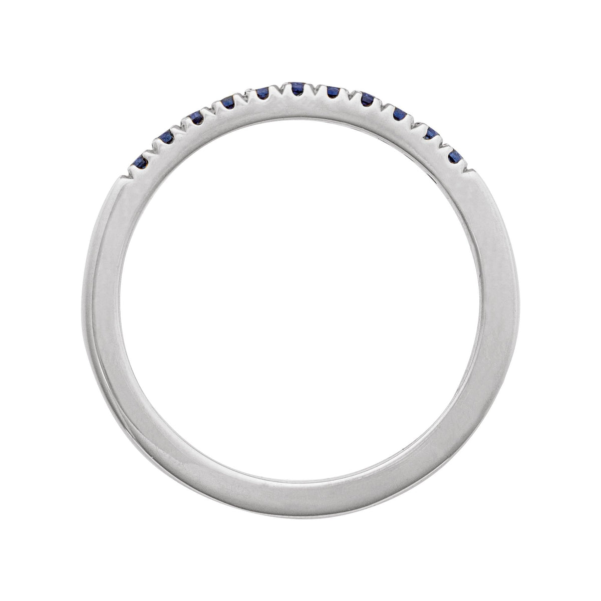 Natural Blue Sapphire Stackable Ring