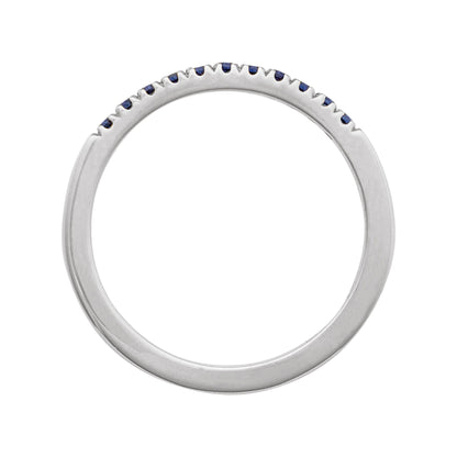 Natural Blue Sapphire Stackable Ring
