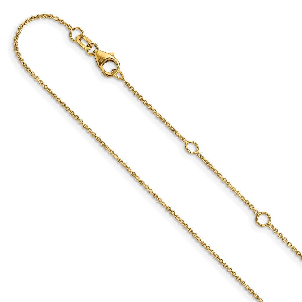 1.10mm Round Cable 2in+2in Adjustable Chain