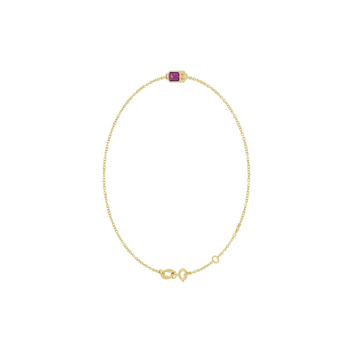 Natural Pink Tourmaline 6 1/2-7 1/2" Bracelet