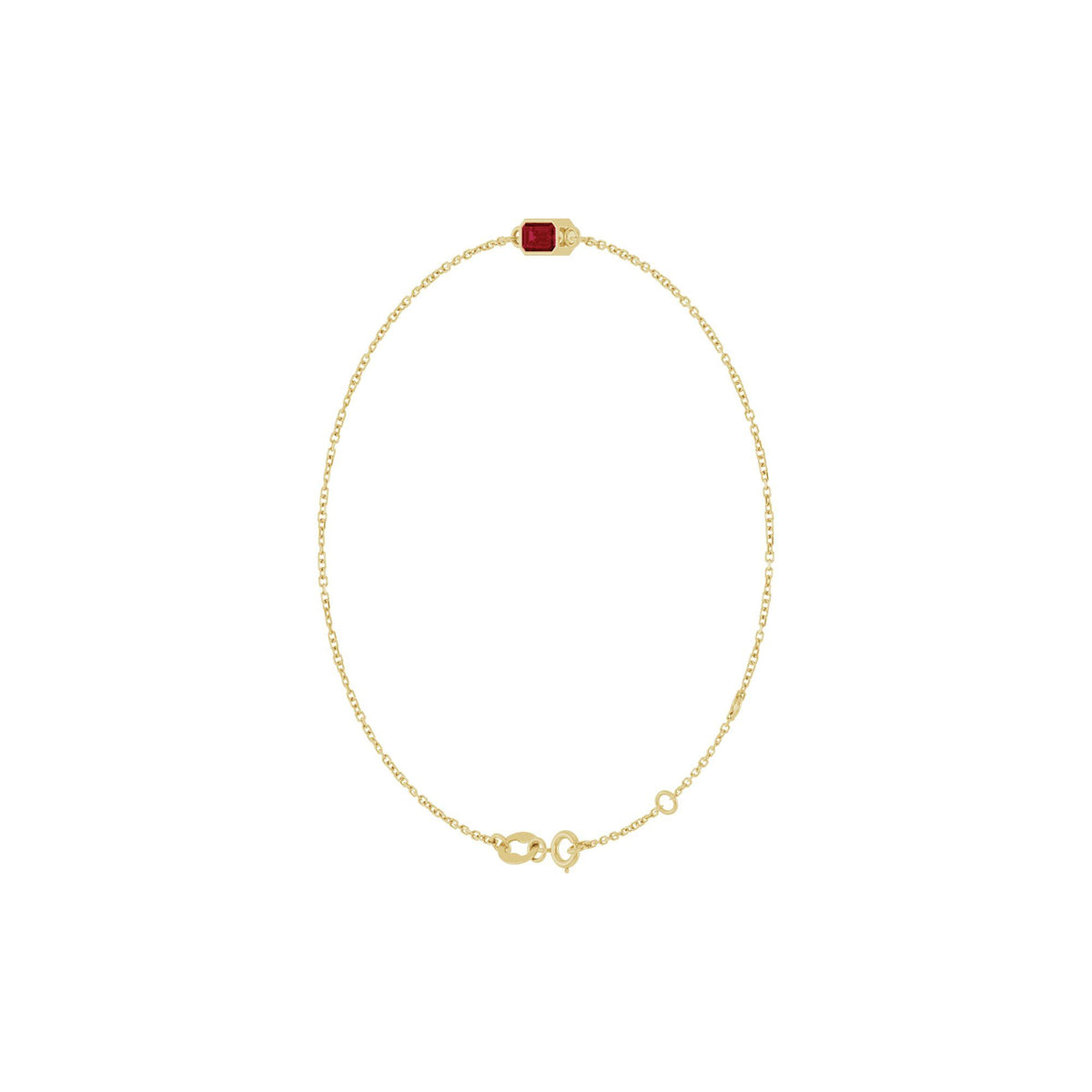 Natural Ruby 6 1/2-7 1/2" Bracelet