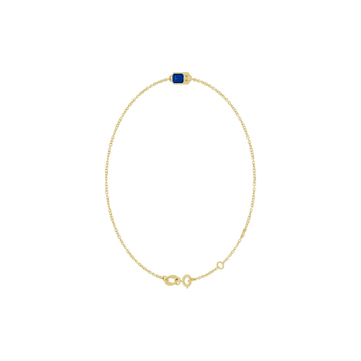 Natural Blue Sapphire 6 1/2-7 1/2" Bracelet