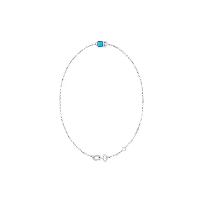 Natural Aquamarine 6 1/2-7 1/2" Bracelet