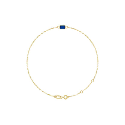 Natural Blue Sapphire 6 1/2-7 1/2" Bracelet