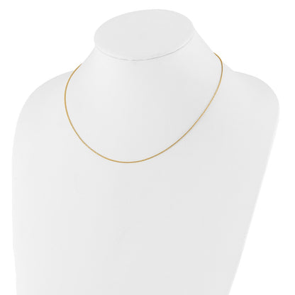 1mm D/C Open Franco 1in+1in Adjustable Chain - Yellow Gold
