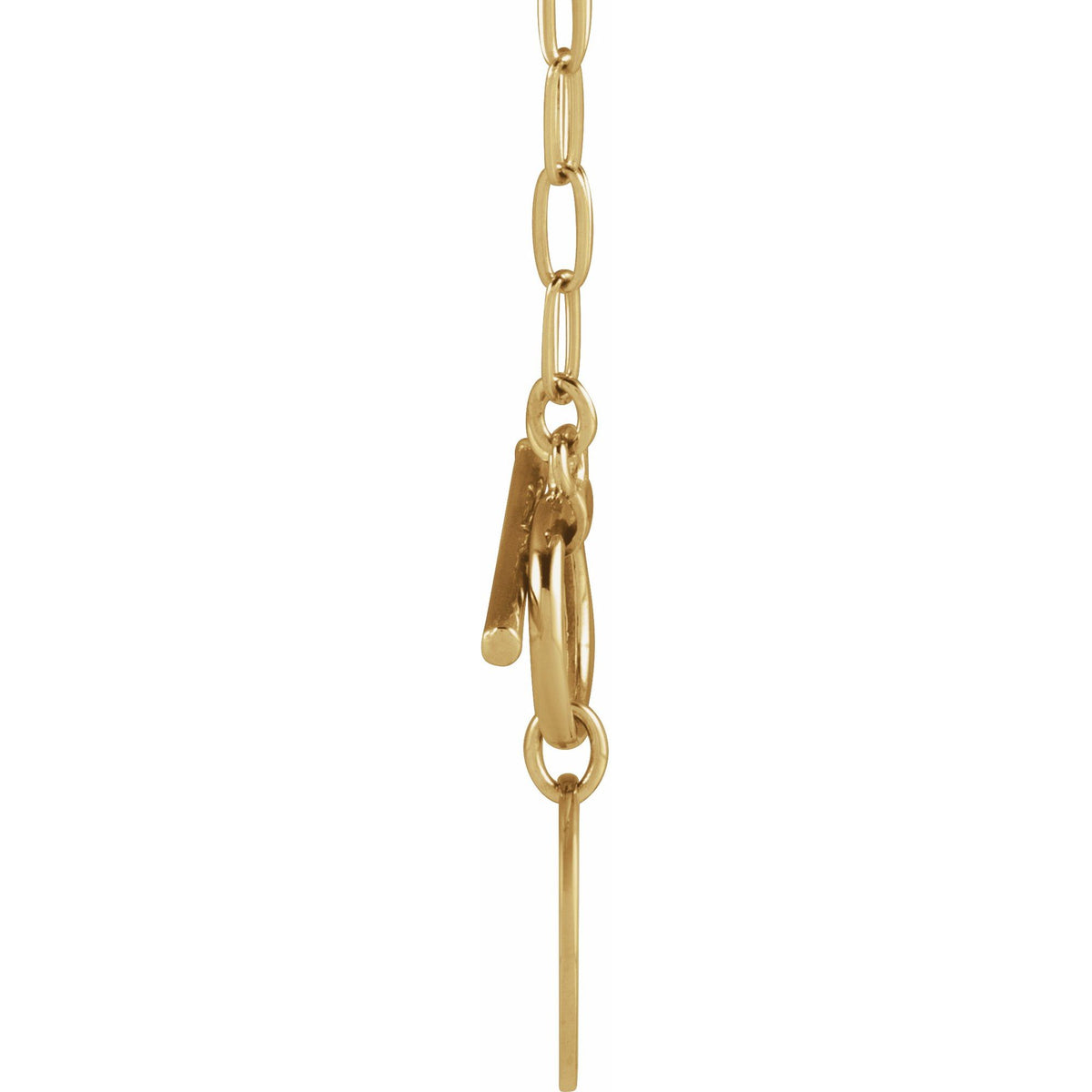 Engravable Round Toggle 18" Necklace
