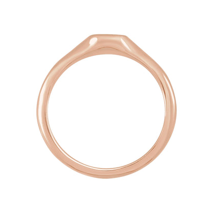 Oval Signet Ring (8 x 6mm)