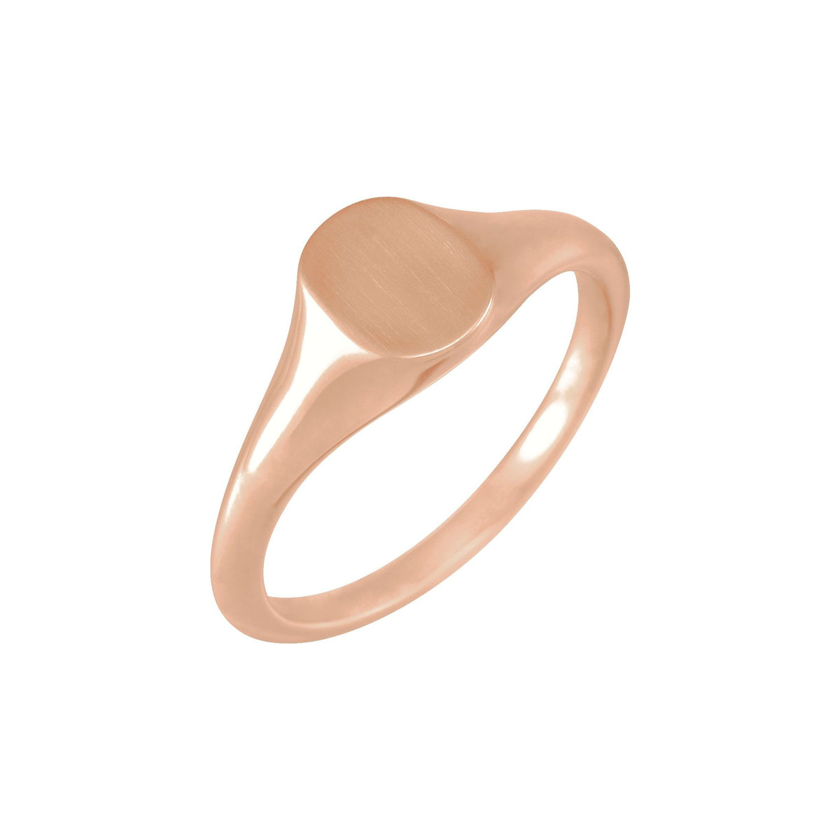 Oval Signet Ring (8 x 6mm)
