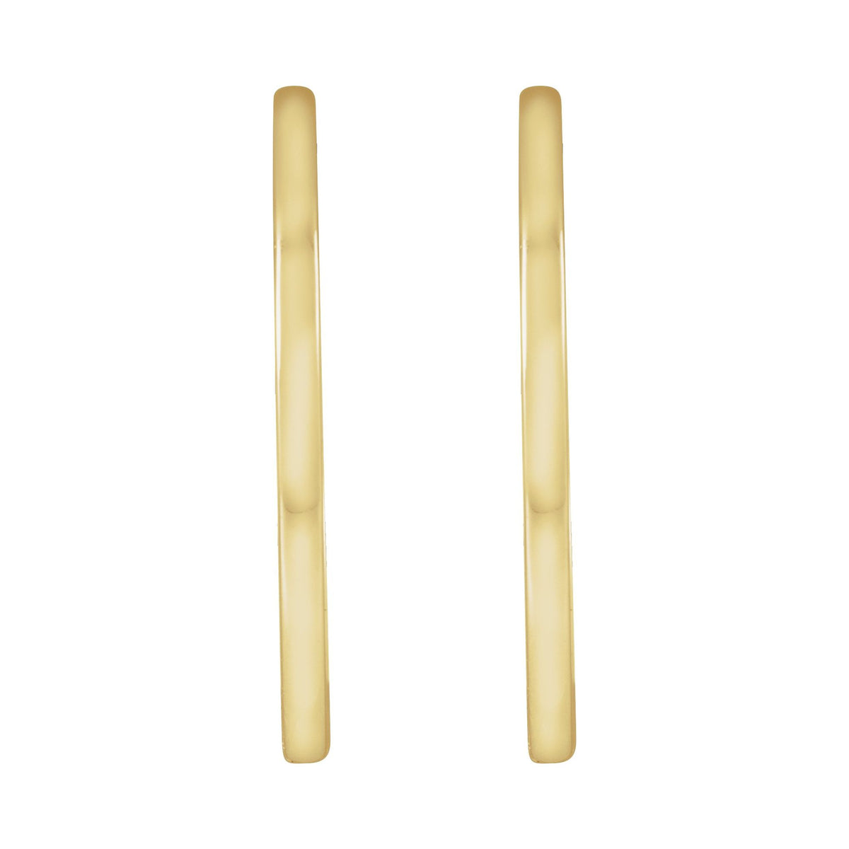 Hinged 25 mm Hoop Earrings