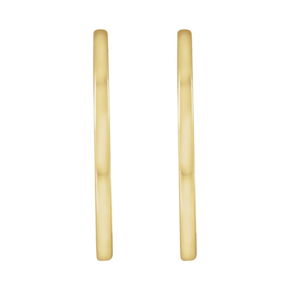 Hinged 25 mm Hoop Earrings